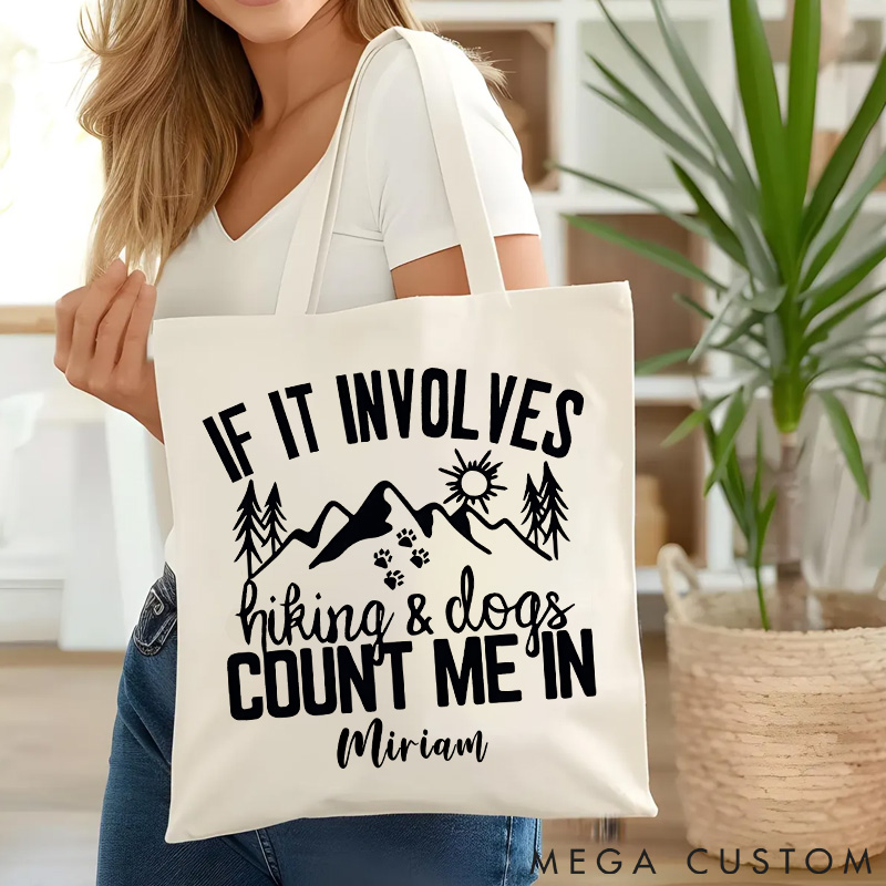 Personalized Outdoor Lover Tote Bag Outdoor Camping Hiking Traveling Lover Tote