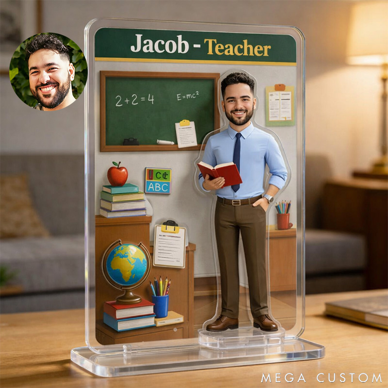 Personalized Acrylic Figurine Stands the Perfect Gift Showcasing Unique Style Suitable for Any Occasion