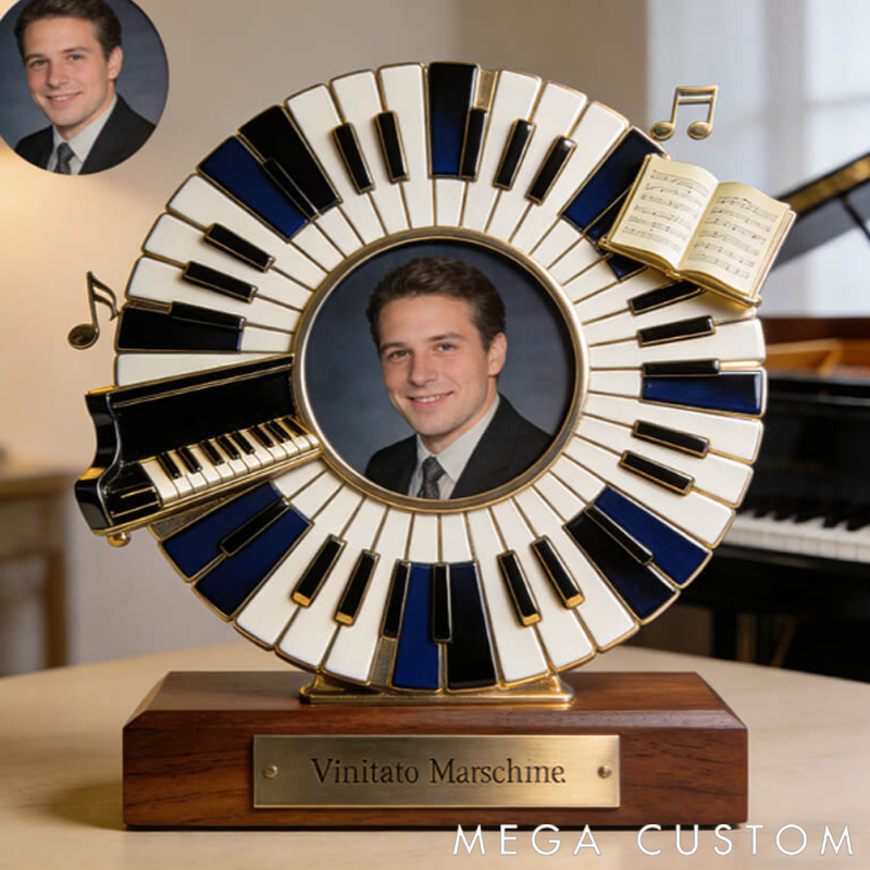 Personalized Piano Themed Photo Album/Decorative Item the Perfect Gift for Music Lovers