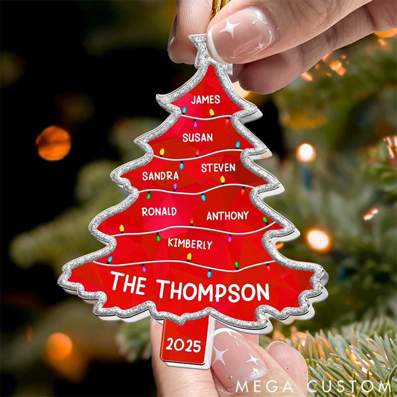 Personalized Tree Full of Memories Christmas Acrylic Ornament