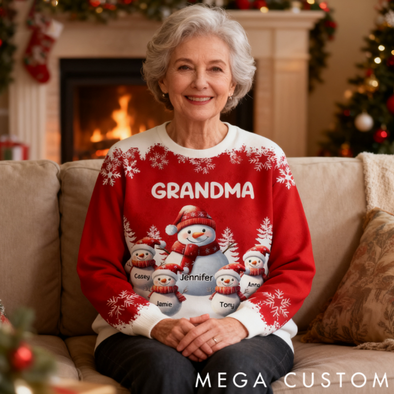 Personalized My Fav People Call Me Ugly Sweater Christmas Gift for Family