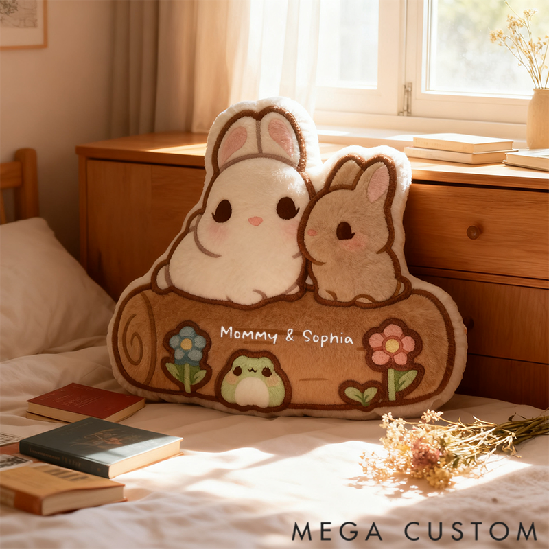 Personalized Cute Rabbit Pillow Adds Warmth to Your Cozy Corner 3D Printed Design