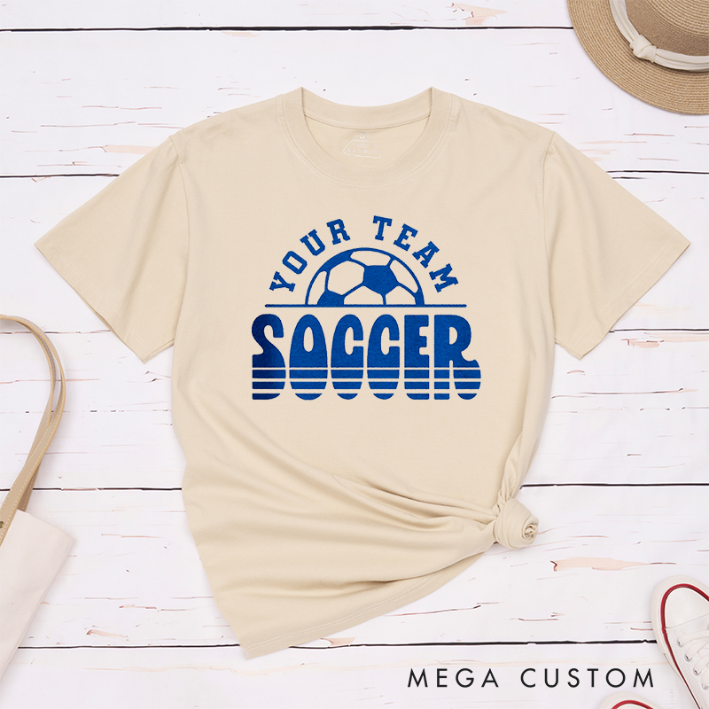 Personalized Team Soccer T-Shirt with Custom Team Name
