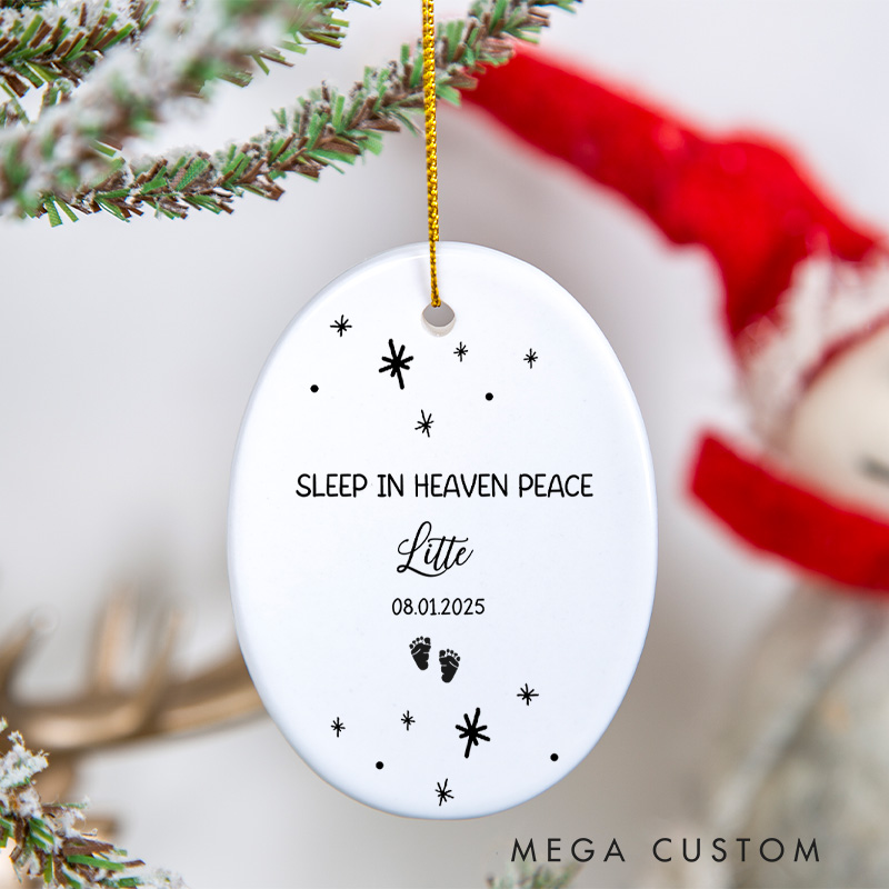 Personalized Baby Loss Ornament Custom Infant Loss Ornament Angel Baby Christmas Keepsake Stillborn Ornament Miscarriage Ornament Gifts