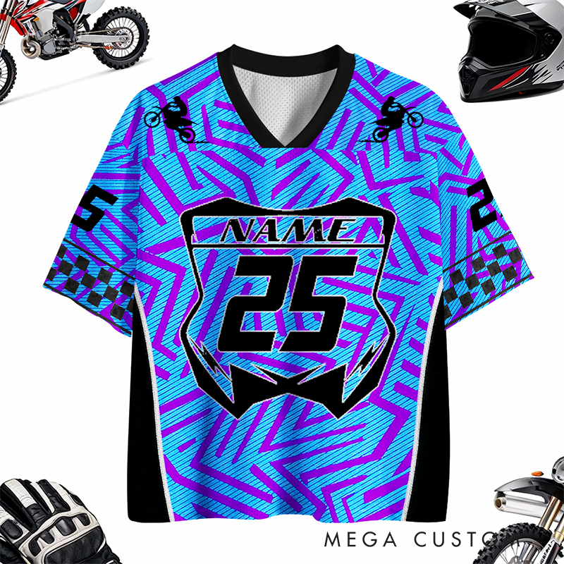 Personalized Motocycle Jersey Mesh Concert Outfit Concert Shirt