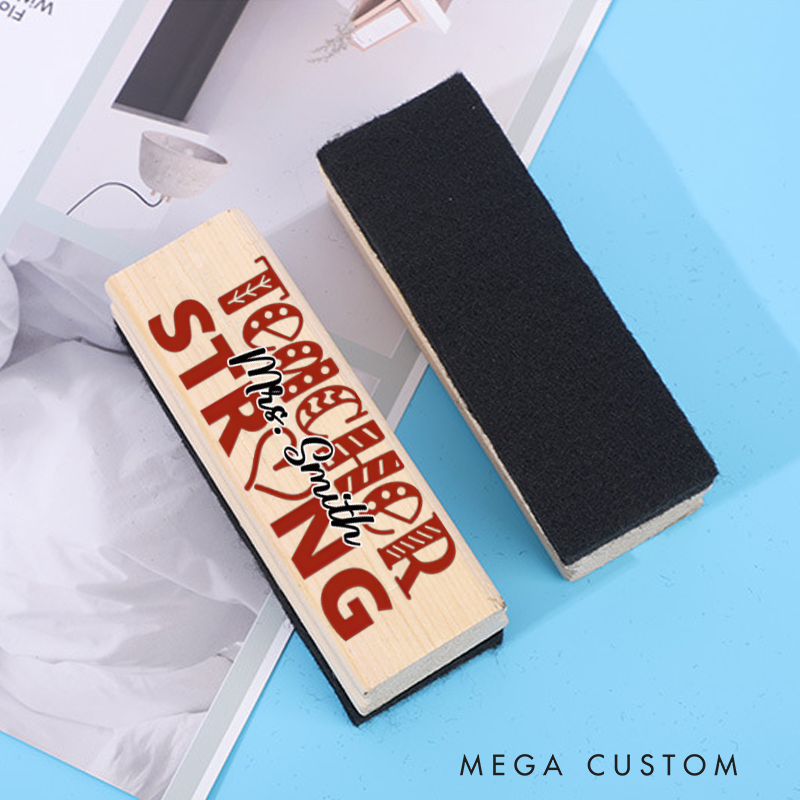 Personalized Magnetic Wooden Whiteboard Erase Teacher Strong Design Appreciation Gift for Teachers