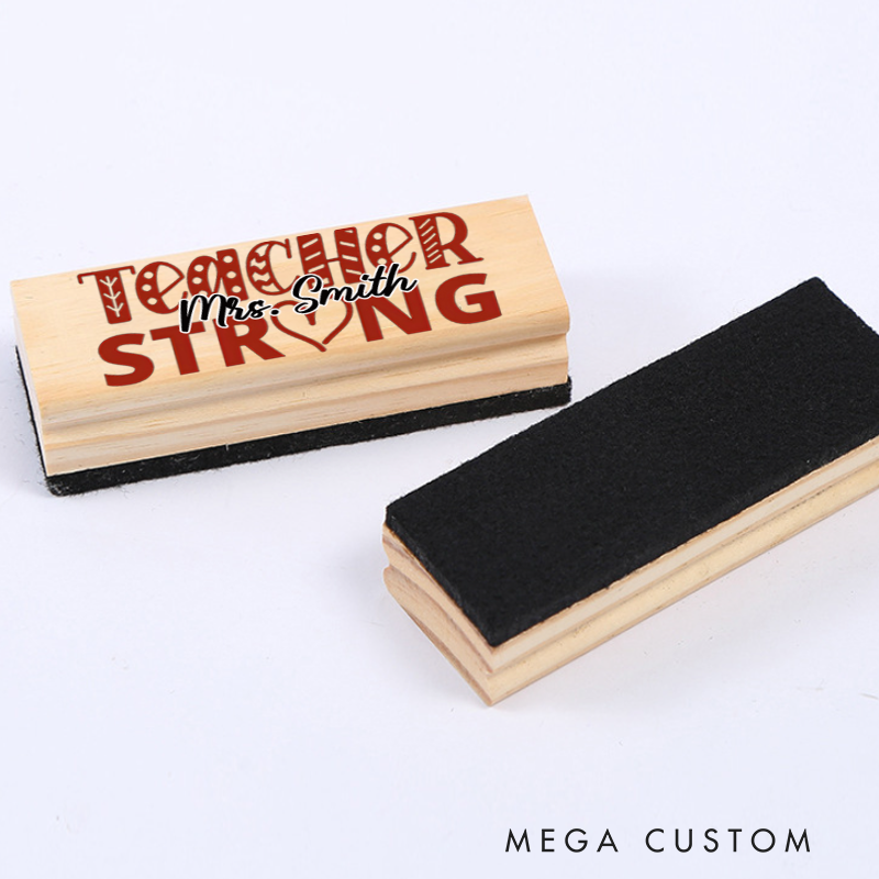 Personalized Magnetic Wooden Whiteboard Erase Teacher Strong Design Appreciation Gift for Teachers