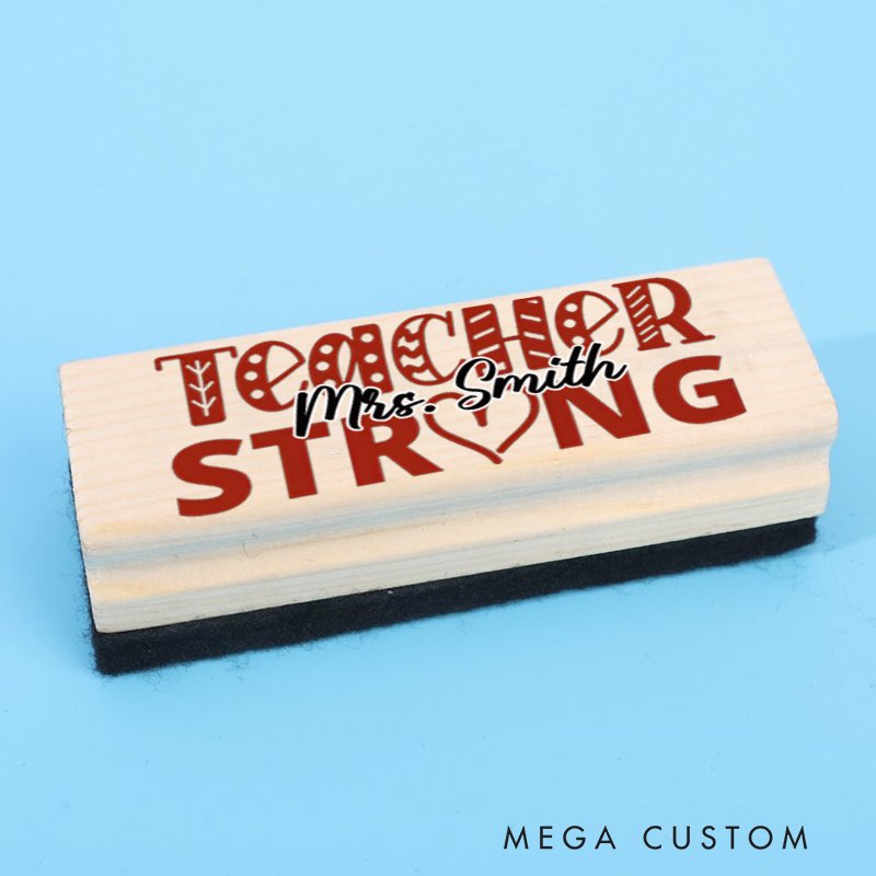 Personalized Magnetic Wooden Whiteboard Erase Teacher Strong Design Appreciation Gift for Teachers