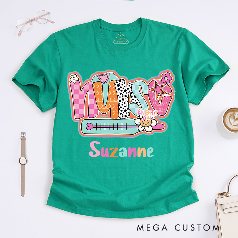 Personalized Nurse T-Shirts Nurse Fun and Fabulous Fashion Design T-Shirts