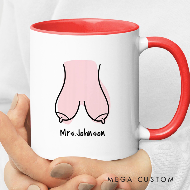 Personalized Funny Mr. & Mrs. Couple Mugs Humors Ceramic Coffee Mug for Husband Wife Coffee Cup for Newlywed Couple Anniversary Cup