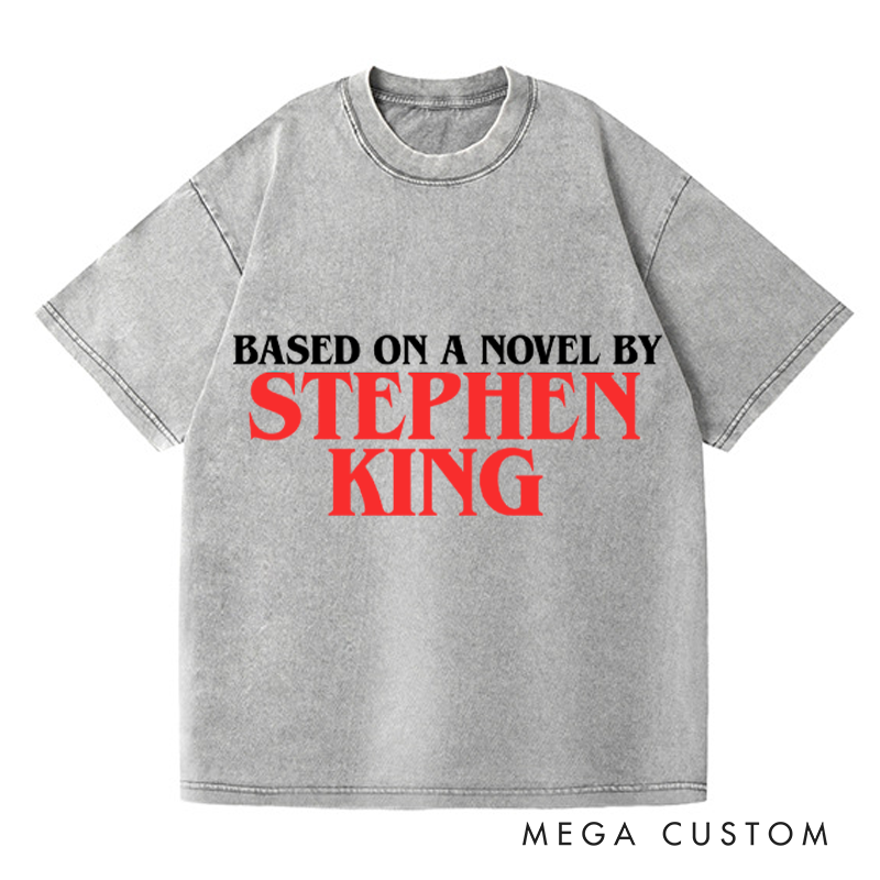 Personalized Based on a Novel by S Washed T-Shirts Horror Halloween Tshirt for Movie Book Lovers