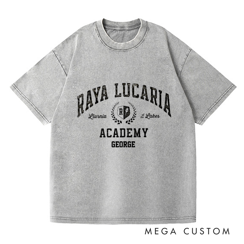 Personalized Raya Lucaria Game Washed T-Shirts Video Game Tshirt Soulslike Shirt