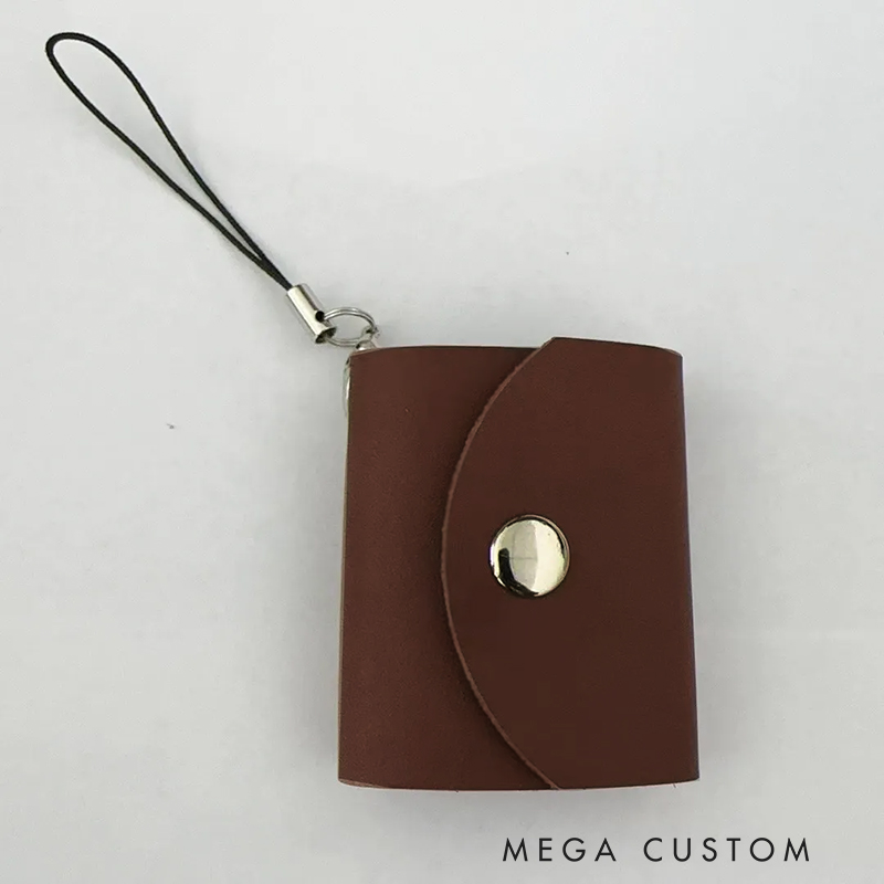 Personalized Mini Photo Keychain Small Custom Leather Memory Photo Mini Cute Picture Keychain for Family Boyfriend Girlfriend Couple Friends