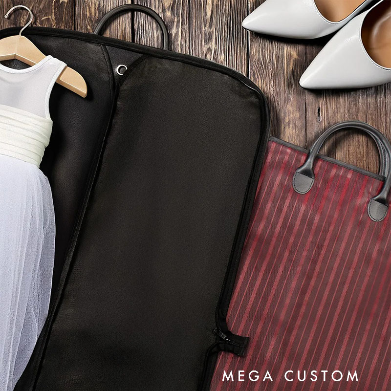 Personalized Glitter Dancing Girl Design Waterproof Hanging Garment Bag with Name Daily Training Rehearsals Travel Accessory Gift for Girl Dancers