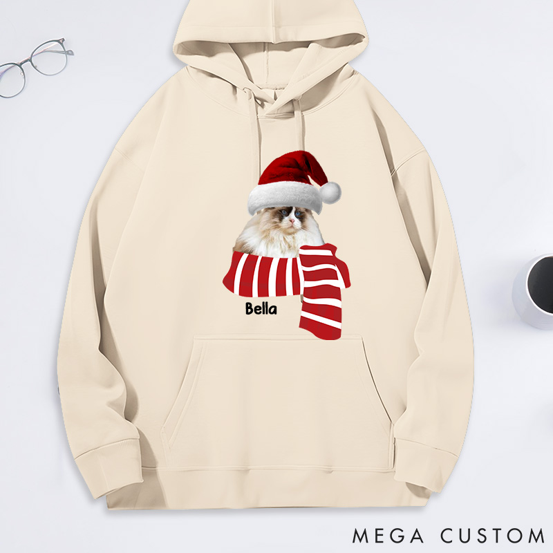 Personalized Pet Lover Custom Photo I Love My Pet Classic Hoodies