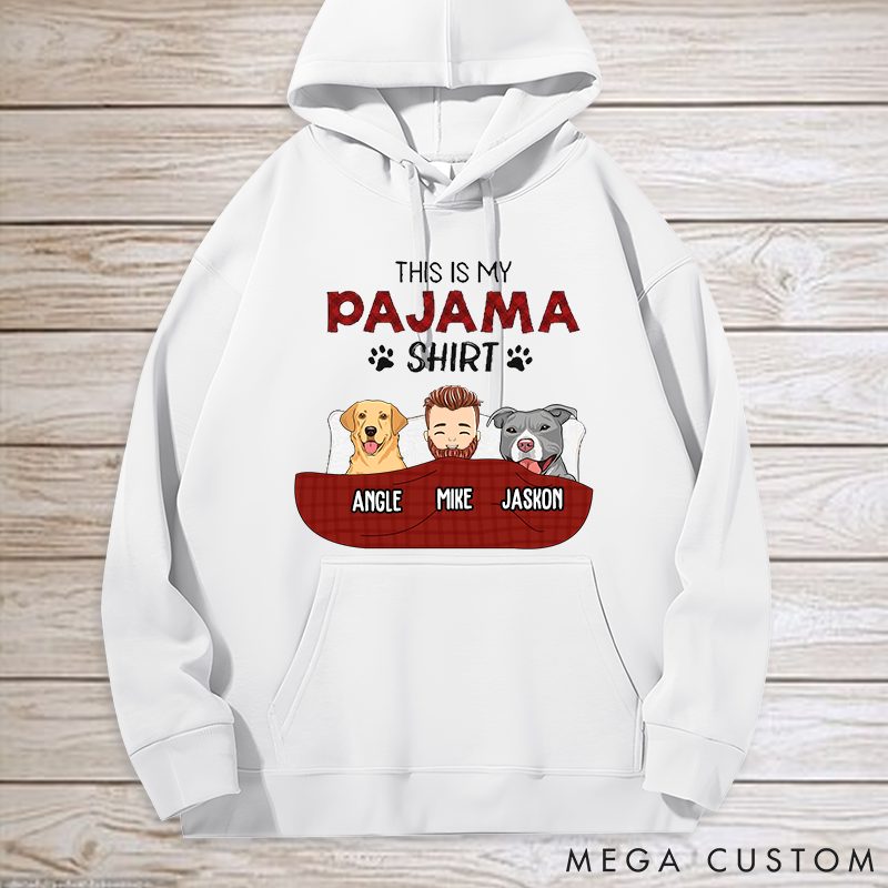 Personalized Dog Lover Pajama Shirt Classic Hoodies