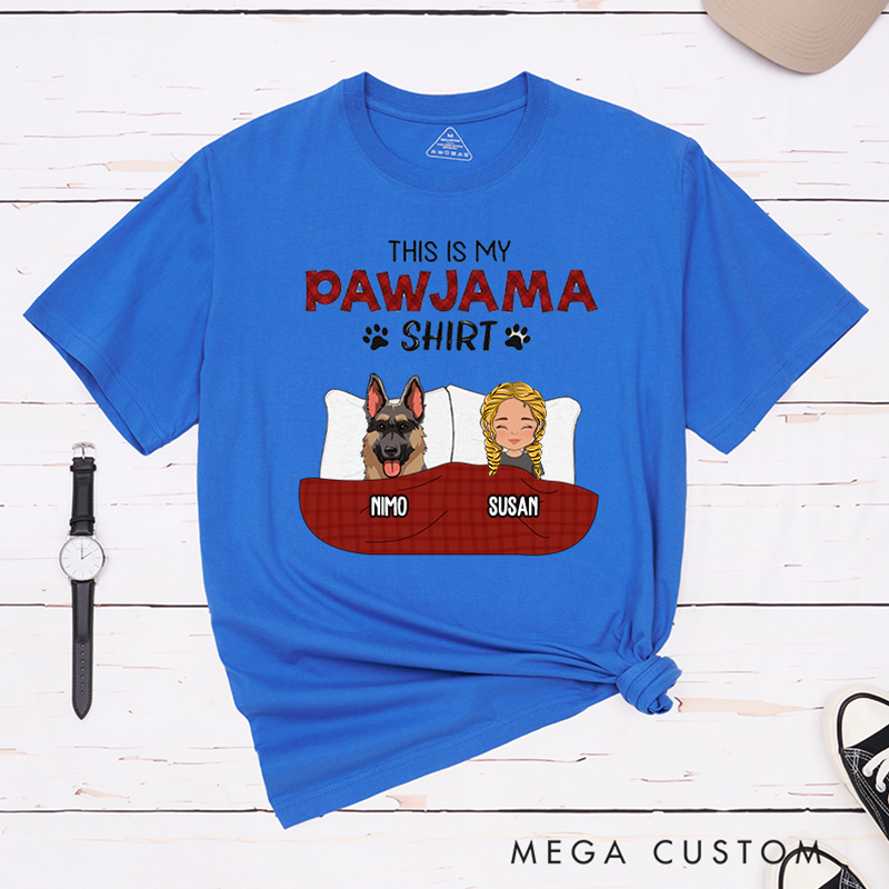 Personalized Dog Lover Pajama Shirt T-Shirt