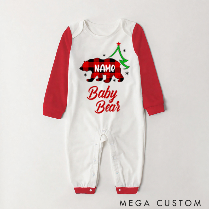 Personalized Christmas Bear Pajamas for Families to Spread Holiday Cheer and Warmth