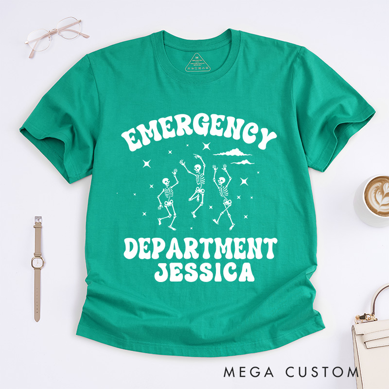 Personalized Nurse T-Shirts Emergency Department Celebration Fashion Design T-Shirts