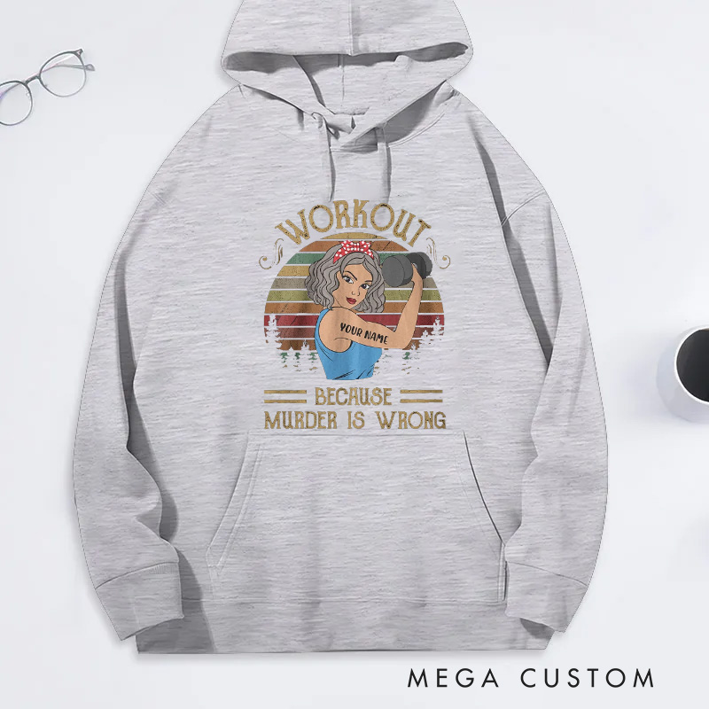 Personalized Fitness Classic Hoodies with Girls Just Wanna Have Guns for Fitness Enthusiasts Bodybuilders and Gym Lovers
