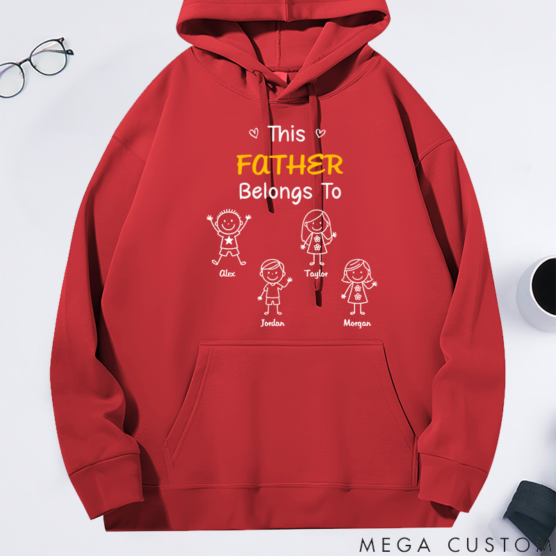 Personalized Classic Hoodies Birthday Gifts for Dad Grandpa