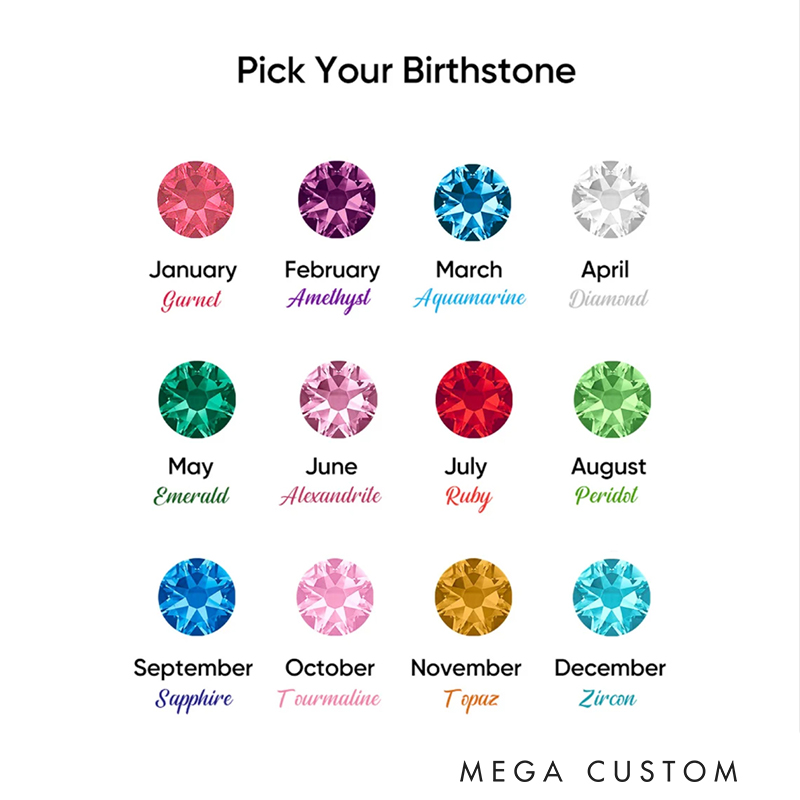 Personalized Birthstone Bracelet Engraved Bar Bracelet for Her with Any Name Custom Gift for Mum Sister Bridesmaid Auntie Girlfriend