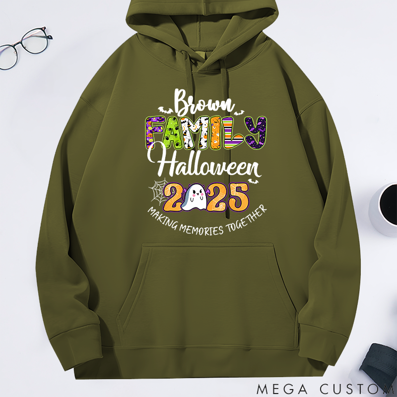 Personalized Halloween Making Memories Together Classic Hoodies Halloween Party Gift
