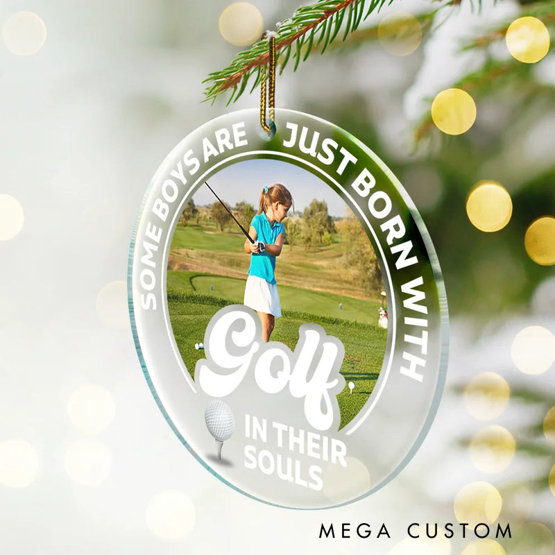 Personalized Acrylic Christmas Ornament Featuring Your Favorite Sport and Name  