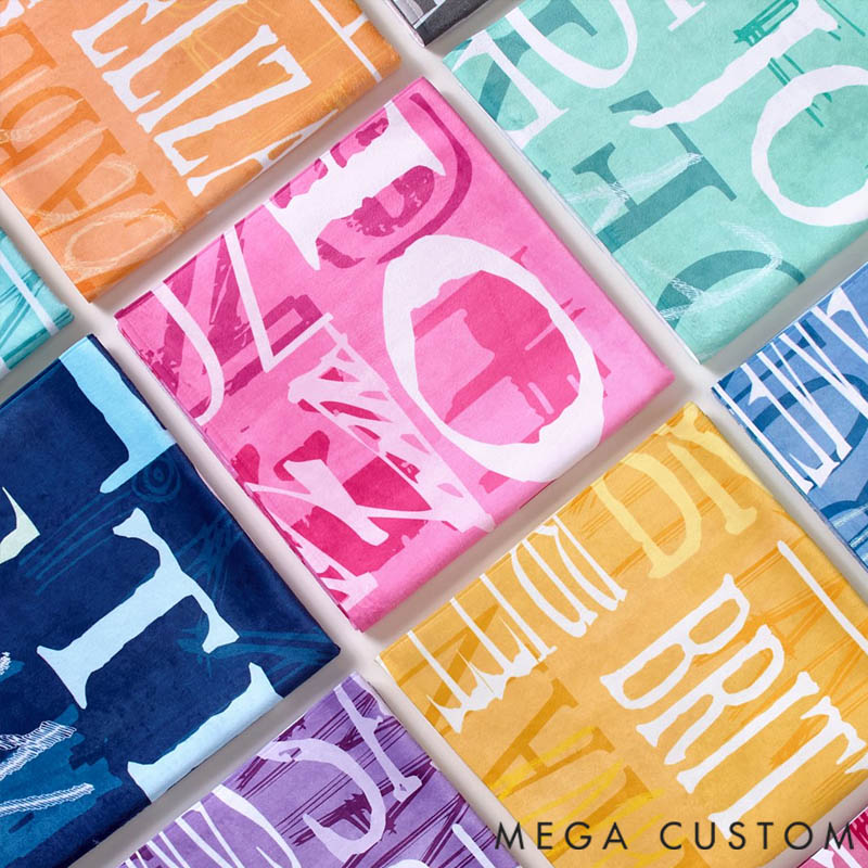 Personalized Name Beach Towel Gift for Travel Lovers