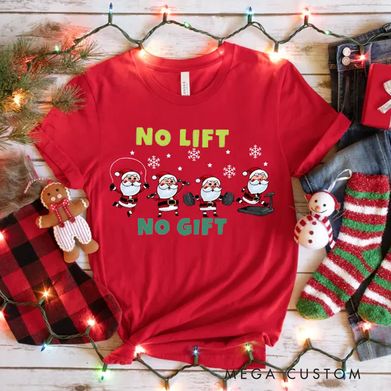 Personalized Christmas Sports TShirt Gym Pump Cover for Weight Lifting Gifts Snowmen Shirt Lift Heavy Work Out Shirt Christmas Shirts