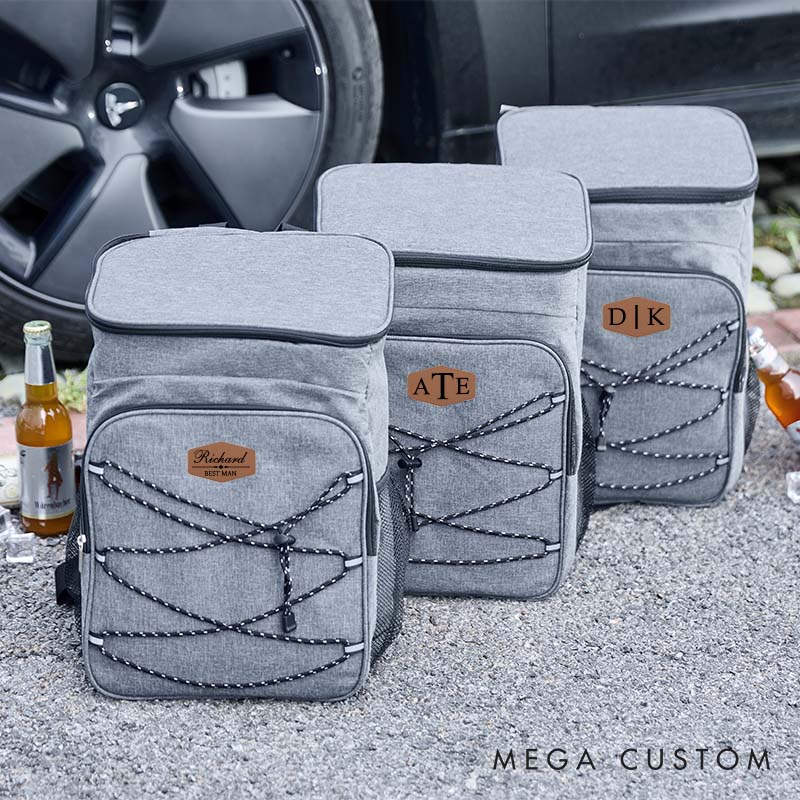 Personalized Groomsmen Cooler Bag Custom Men's Cooler Bag Groomsmen Gifts Beer Can Cooler Backpack Bachelor Party Gift Best Man Gift