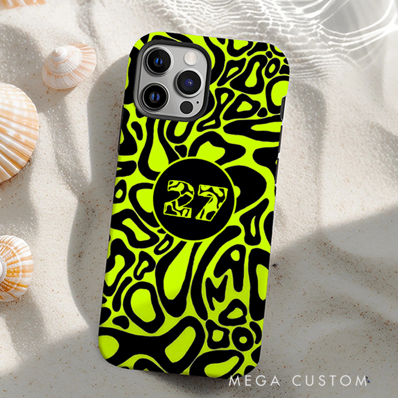 Personalized Racing Number Phone Case Custom Number Design for Racers and Racing Lovers