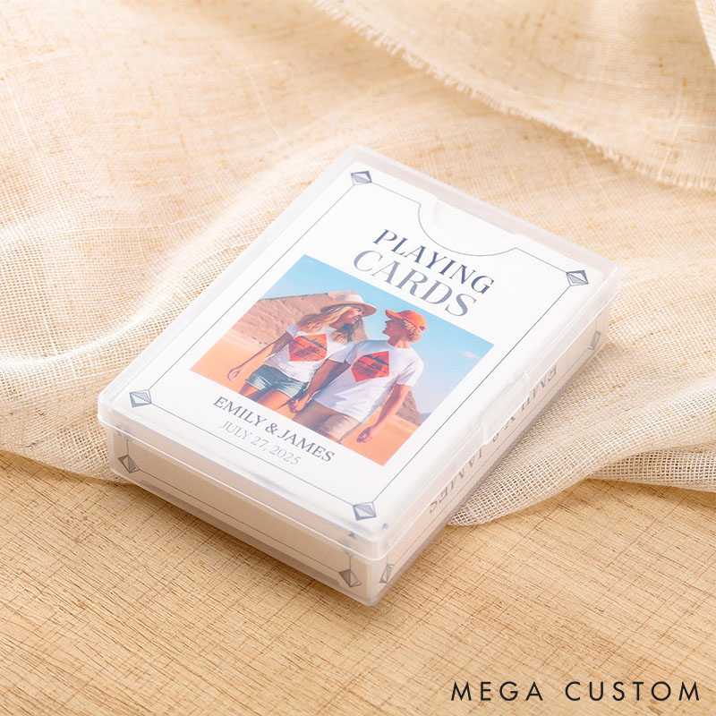 Personalized Photo Playing Cards Custom Playing Cards With Photos Printed Deck of Cards Wedding Playing Cards Anniversary Birthday Cards