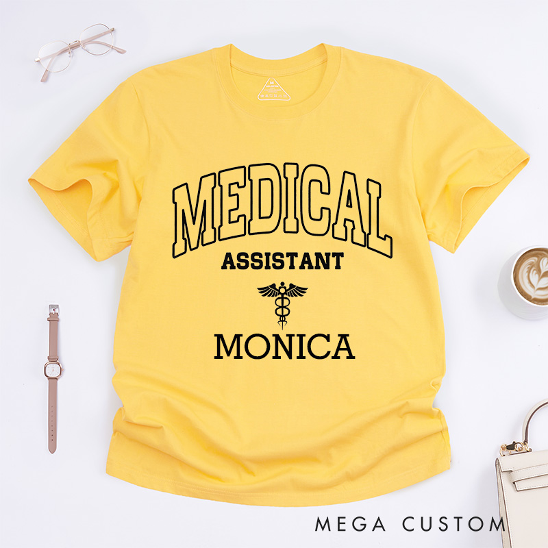 Personalized Nurse T-Shirts Classic Medical Assistant Design T-Shirts