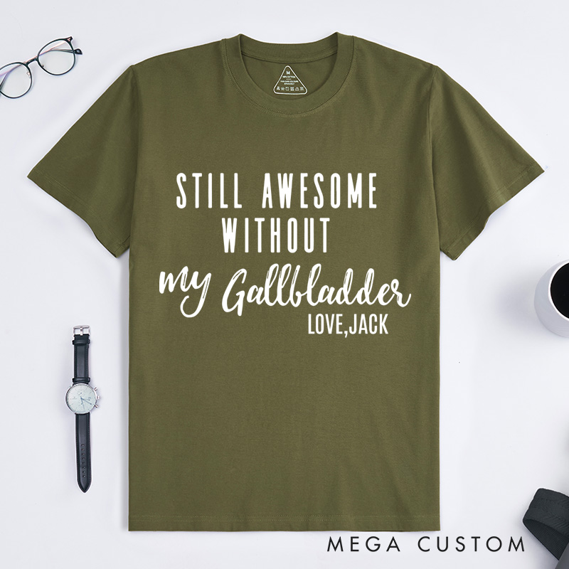 Personalized Gallbladder Surgery T-Shirt Surgery Recovery Gift Get Well Gift