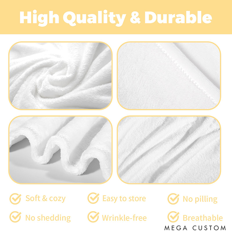 Personalized Couple Blanket with Picture Name Date Anniversary Gift Throw Blanket for Girlfriend Boyfriend Her Him Women Men Wedding Gift