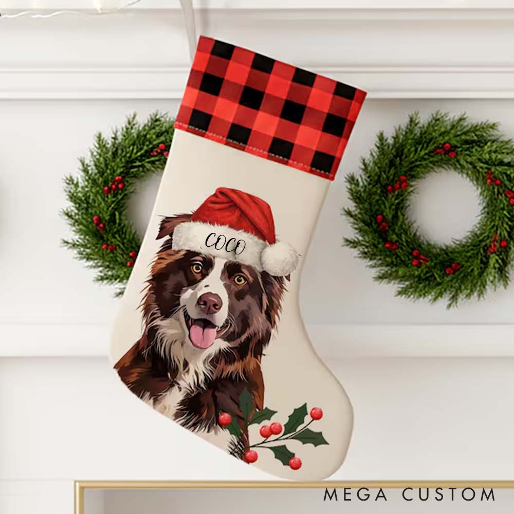 Personalized Pet Lover Custom Pet Stocking Christmas Stockings