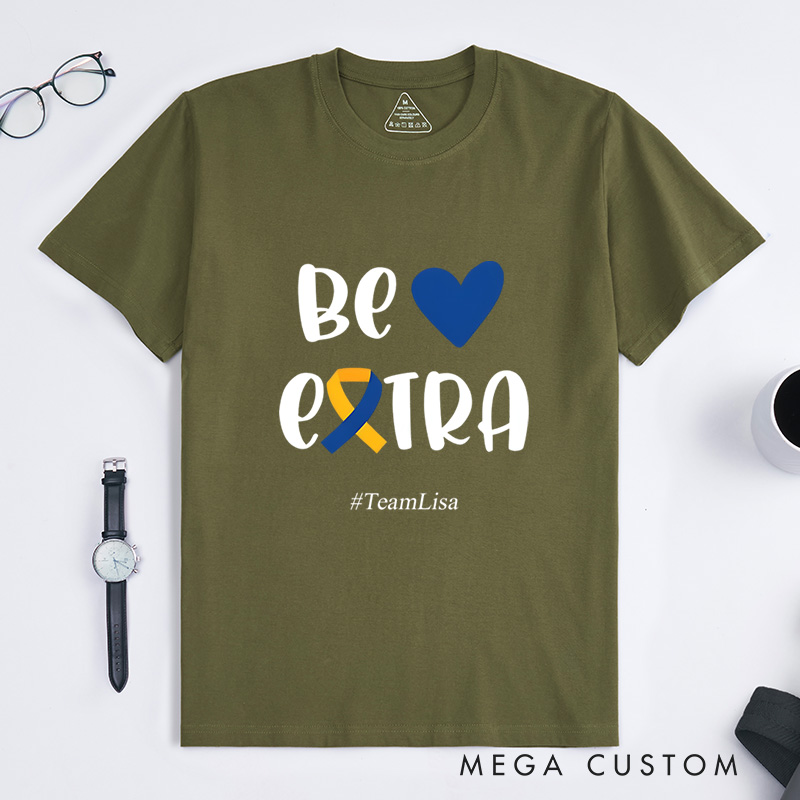 Personalized T21 Down Syndrome Awareness World Down Syndrome Day T-Shirt