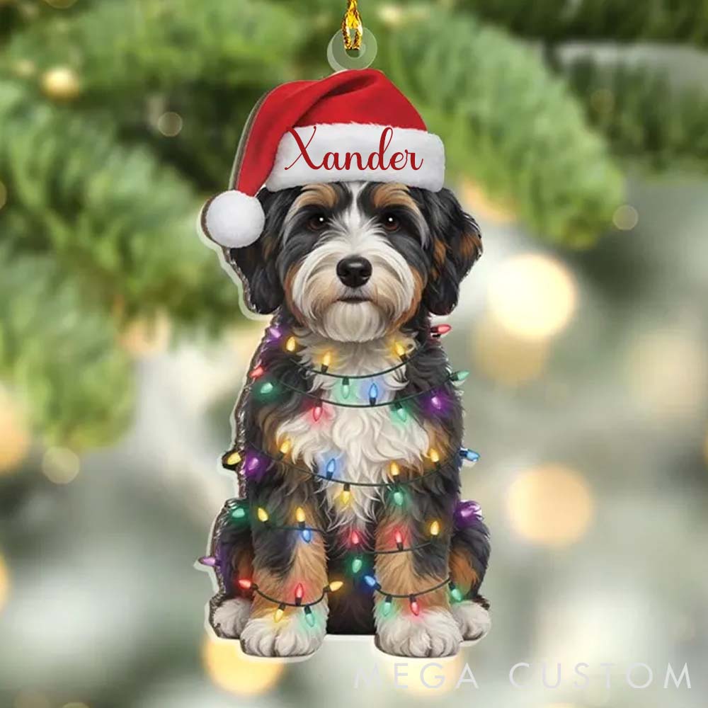 Personalized Pet Lover Pet Name Decoration Christmas Ornament
