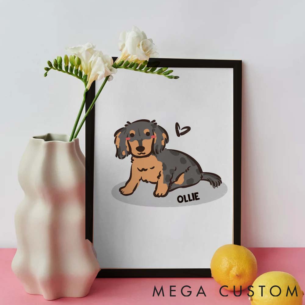 Personalized Pet Lover Custom Funny Pet Caricature Pet Portrait