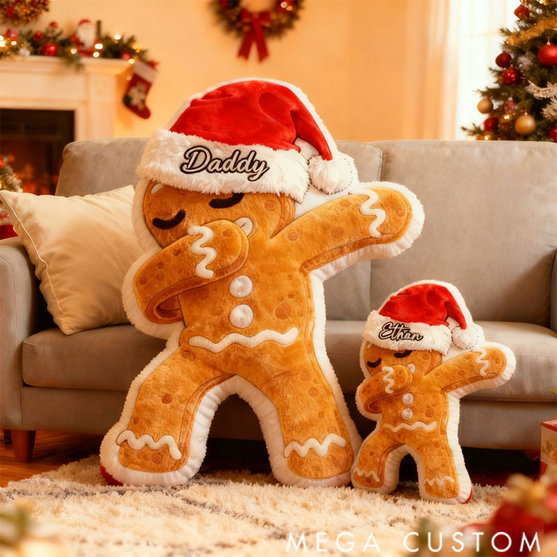 Personalized Graphic 3D Print Pillows Pillow, Custom Ginger Pillow with Name for Family