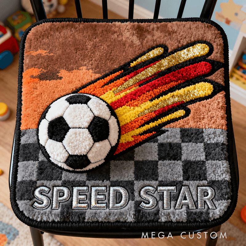 Personalized Plush Glove & Ball Chair Cushion - Sports-Themed Seat Pad for Baseball Enthusiasts, Kids’ Room & Game Day Decor
