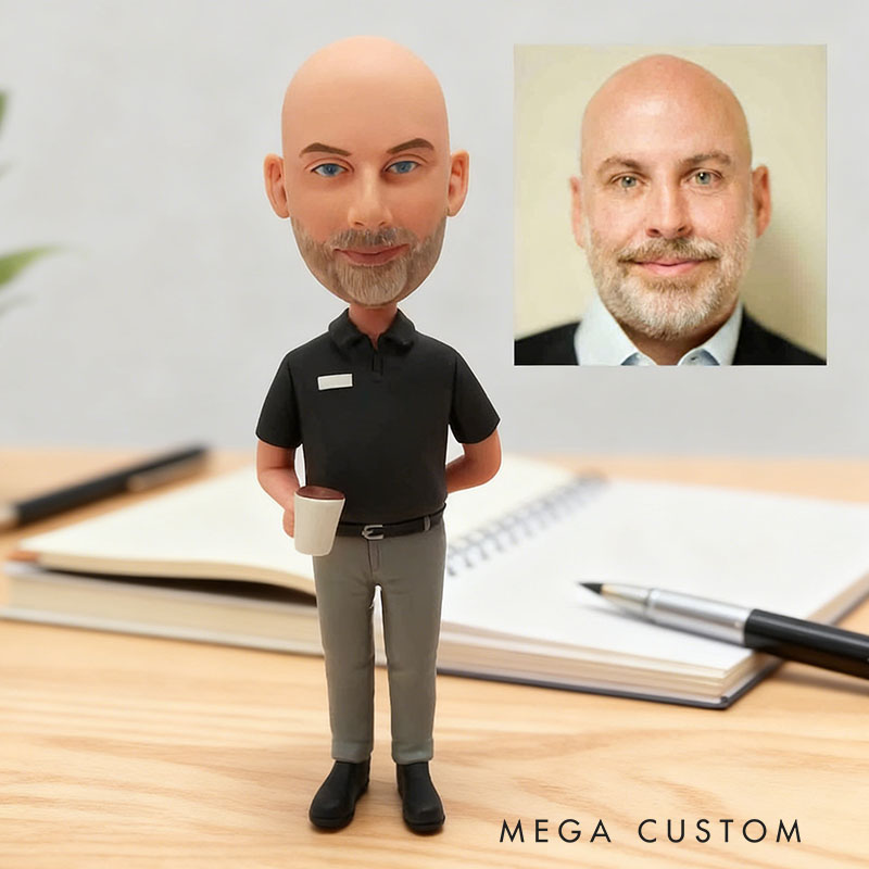 Personalized Bobblehead Made From Your Photo Custom Figurine Funny Character Pose Youth Style Edition