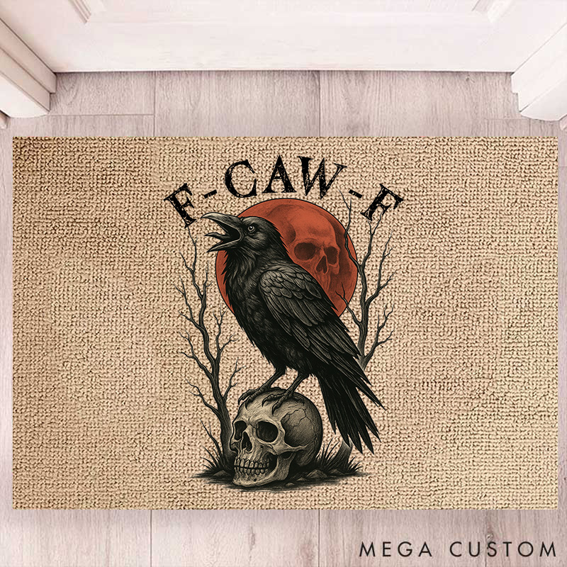 Personalized Pet Lover F Caw F Funny Chicken Doormat