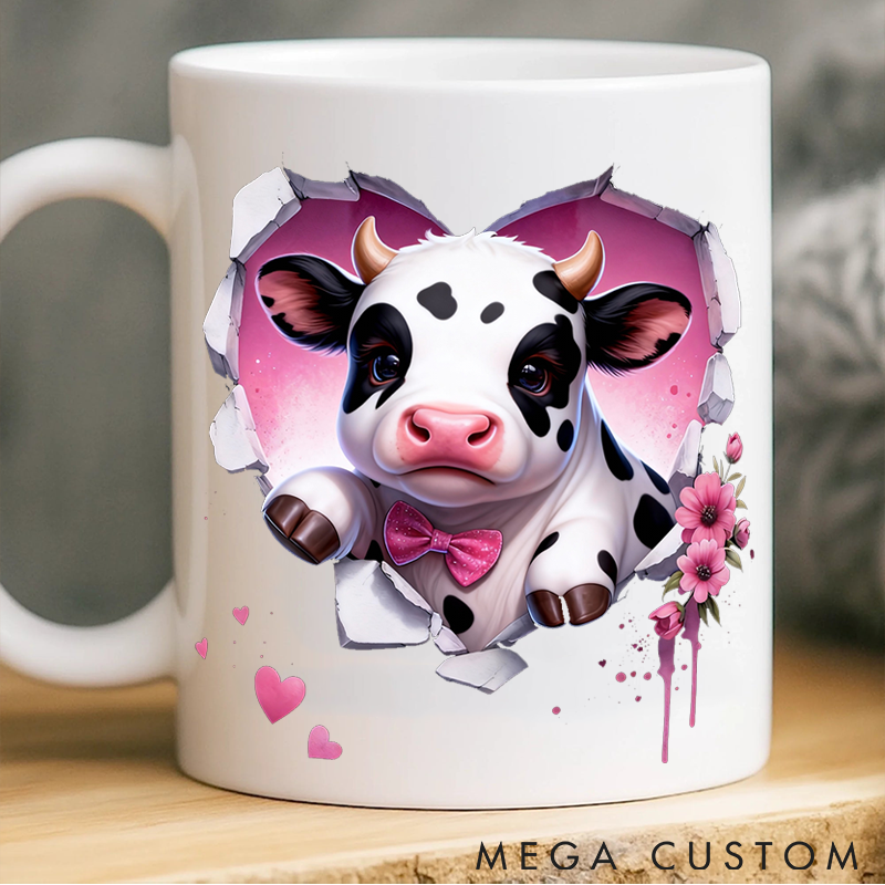 Personalized Pet Lover 3D Valentines Pet Photo Rugs