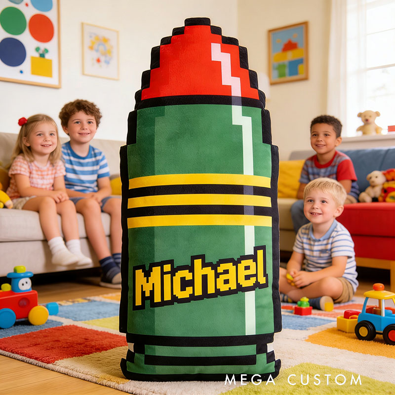 Personalized Bullets and Ammunition Shaped Pillow for Game Lovers Plush Pillow Christmas Birthday Party Gift for Kids
