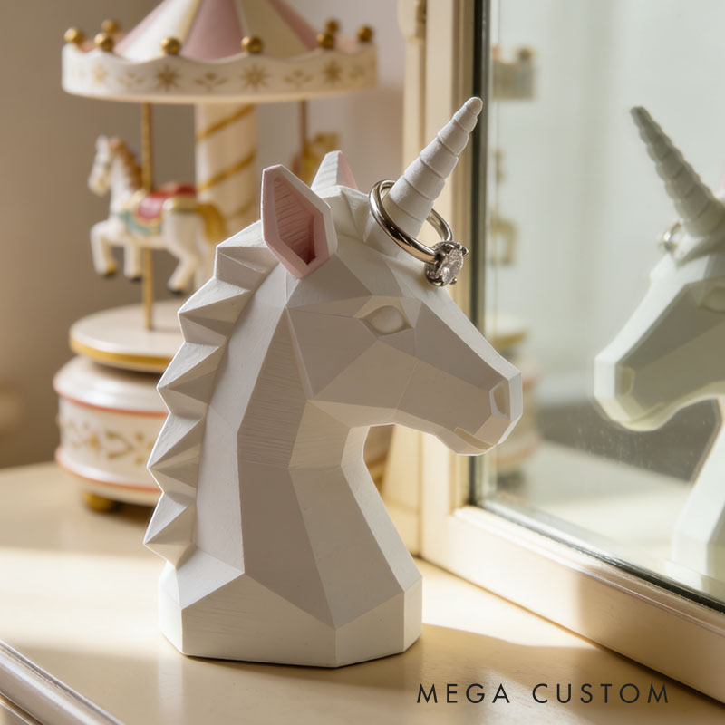 Dream Horse Ring Holder Decor Gift Ring Dish Unique Cute Ring Holder for Ring Display 3D printed plastic