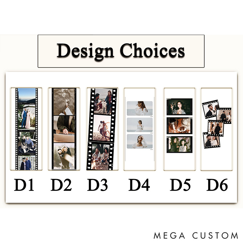 Personalized Film Photo Gift Acrylic Stand Custom Couple Photos Anniversary Gift for Her Photo Keepsake Valentine' Gift Stand