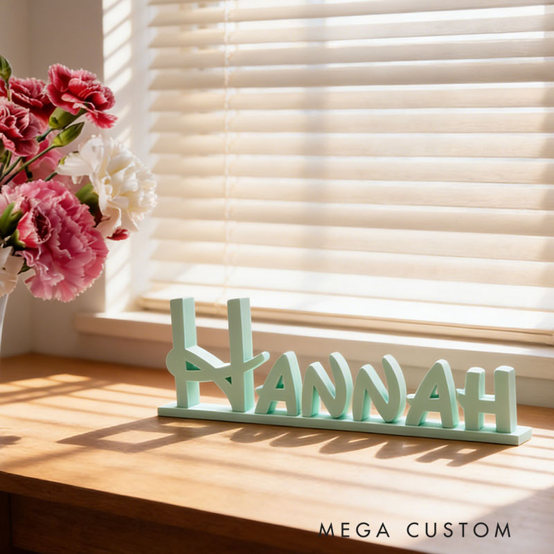 Personalized Desk Name Plate Custom Name Perfect Graduation Teacher Holiday Gift