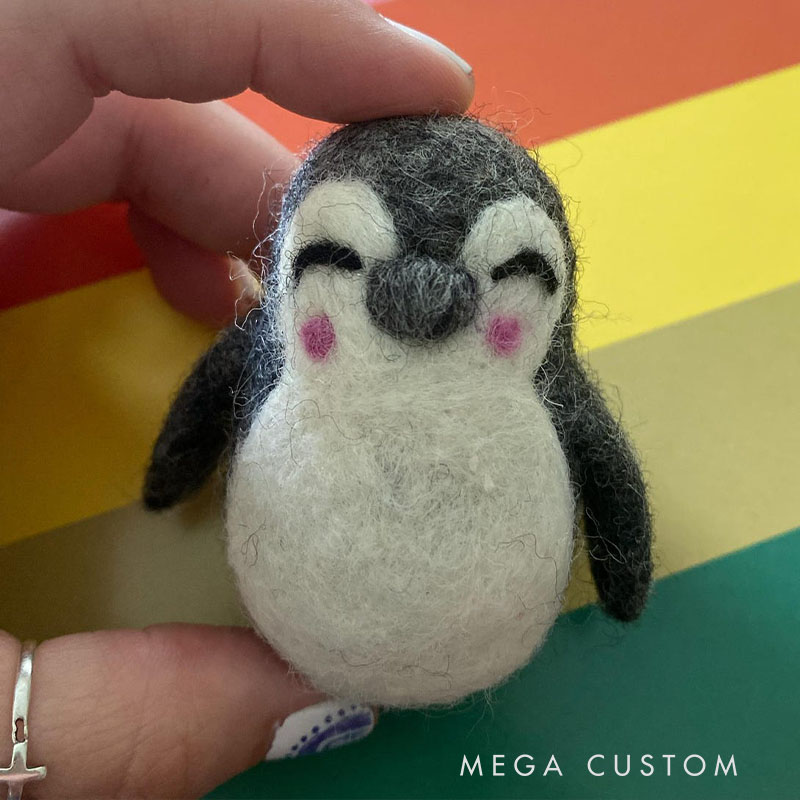 Felt Animals Felt Penguins Penguin Ornament Felt Shapes Felt Ornaments Christmas Ornaments